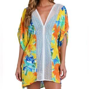 Sunshine 79 Summertime Vibes V-Neck Caftan